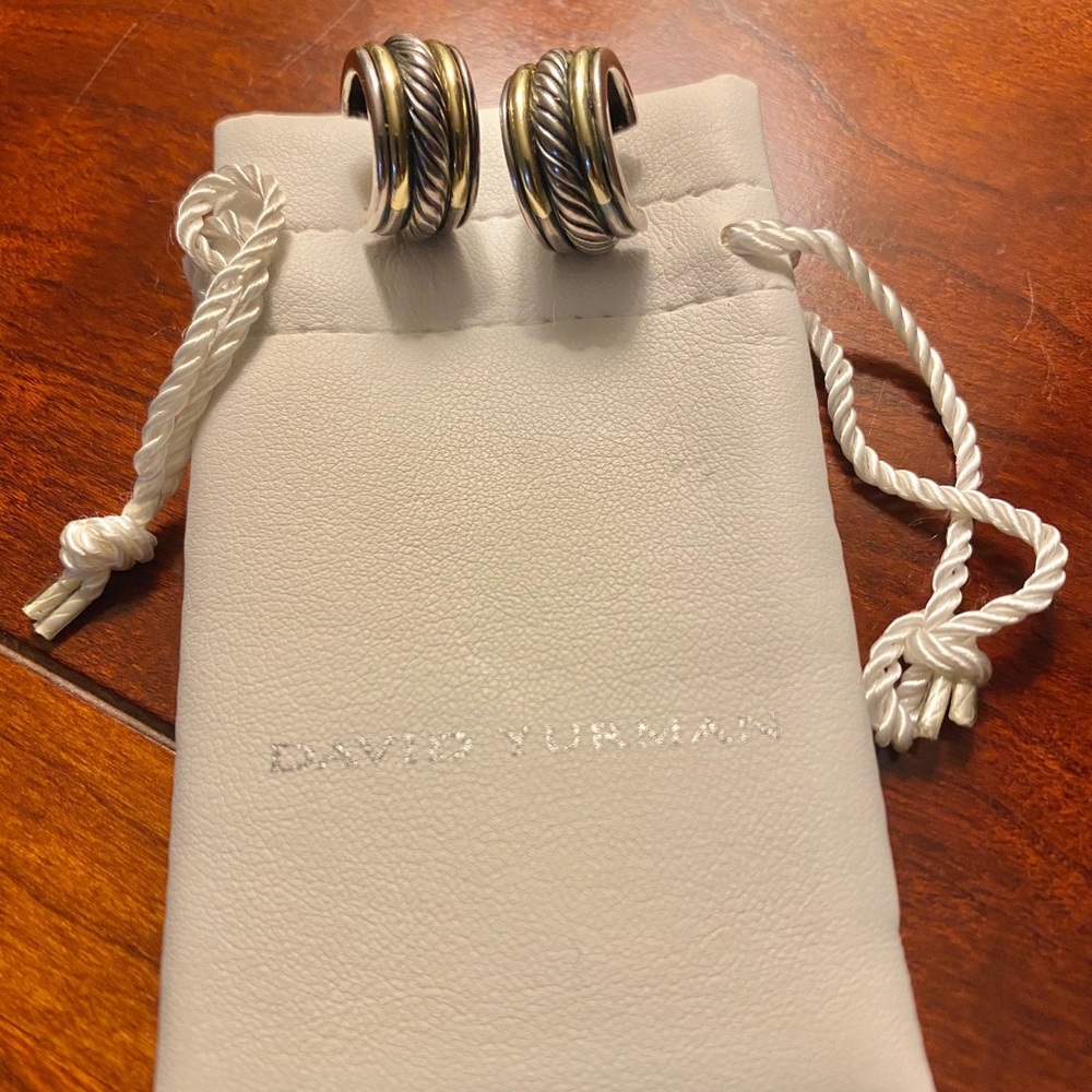 David Yurman hoop earrings